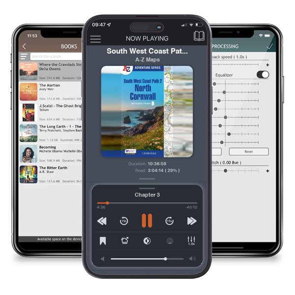 Download fo free audiobook South West Coast Path 2 – North Cornwall: With Ordnance Survey Mapping - A -Z Adventure Series by A-Z Maps and listen anywhere on your iOS devices in the ListenBook app.