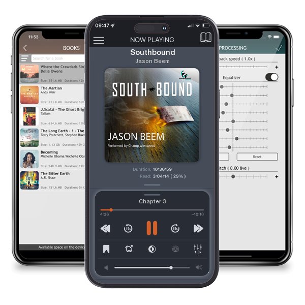 Download fo free audiobook Southbound by Jason Beem and listen anywhere on your iOS devices in the ListenBook app.