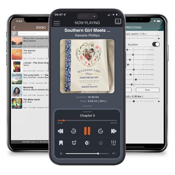 Download fo free audiobook Southern Girl Meets Vegetarian Boy by Damaris Phillips and listen anywhere on your iOS devices in the ListenBook app.