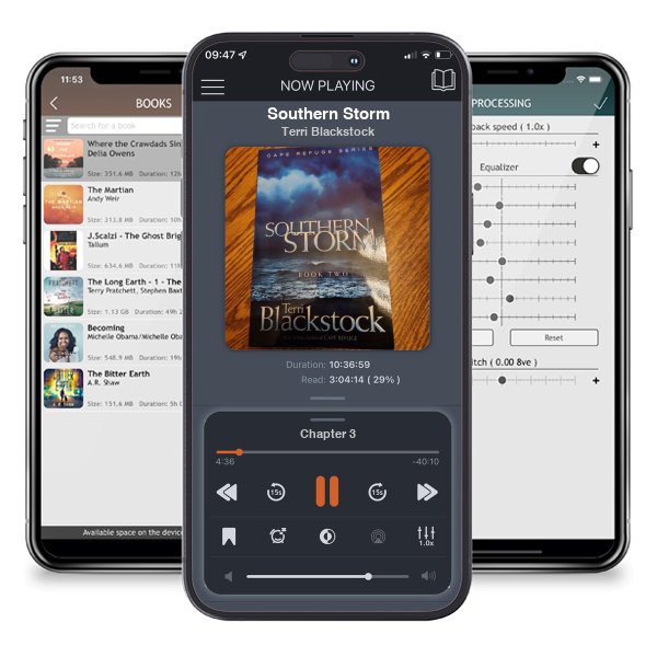 Download fo free audiobook Southern Storm by Terri Blackstock and listen anywhere on your iOS devices in the ListenBook app.