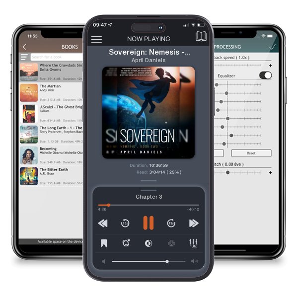 Download fo free audiobook Sovereign: Nemesis - Book Two by April Daniels and listen anywhere on your iOS devices in the ListenBook app.