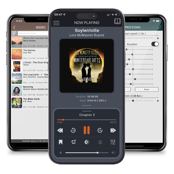 Download fo free audiobook Soylentville by Lois McMaster Bujold and listen anywhere on your iOS devices in the ListenBook app.