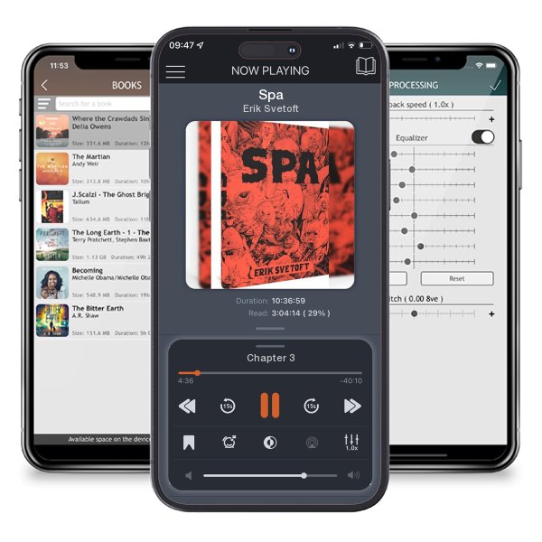 Download fo free audiobook Spa by Erik Svetoft and listen anywhere on your iOS devices in the ListenBook app.