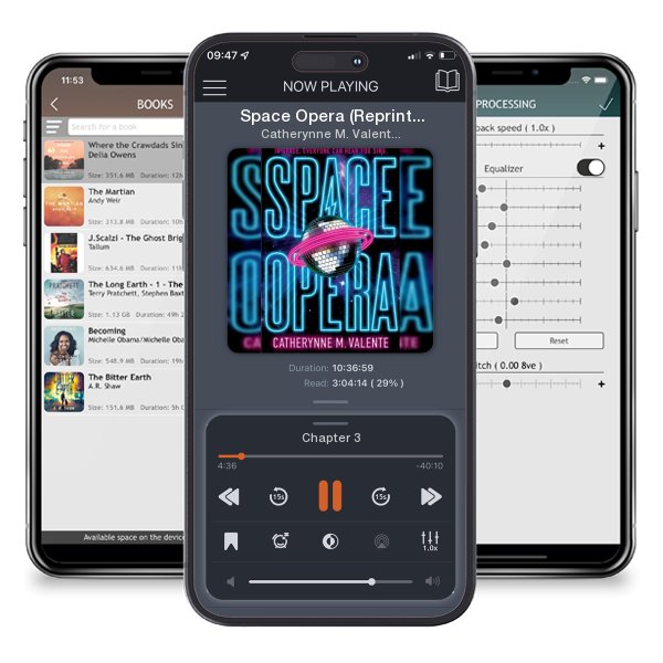Download fo free audiobook Space Opera (Reprint) by Catherynne M. Valente and listen anywhere on your iOS devices in the ListenBook app.