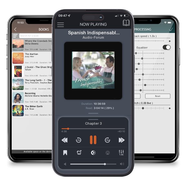 Download fo free audiobook Spanish Indispensables by Audio-Forum and listen anywhere on your iOS devices in the ListenBook app.