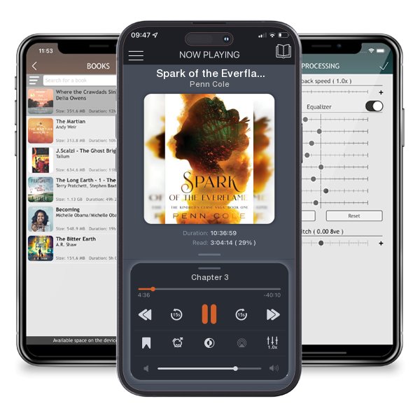 Download fo free audiobook Spark of the Everflame by Penn Cole and listen anywhere on your iOS devices in the ListenBook app.