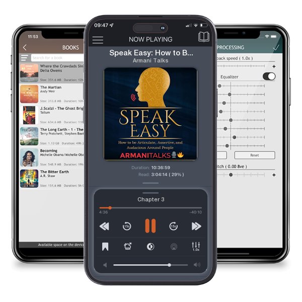 Download fo free audiobook Speak Easy: How to Be Articulate, Assertive, and Audacious Around People by Armani Talks and listen anywhere on your iOS devices in the ListenBook app.