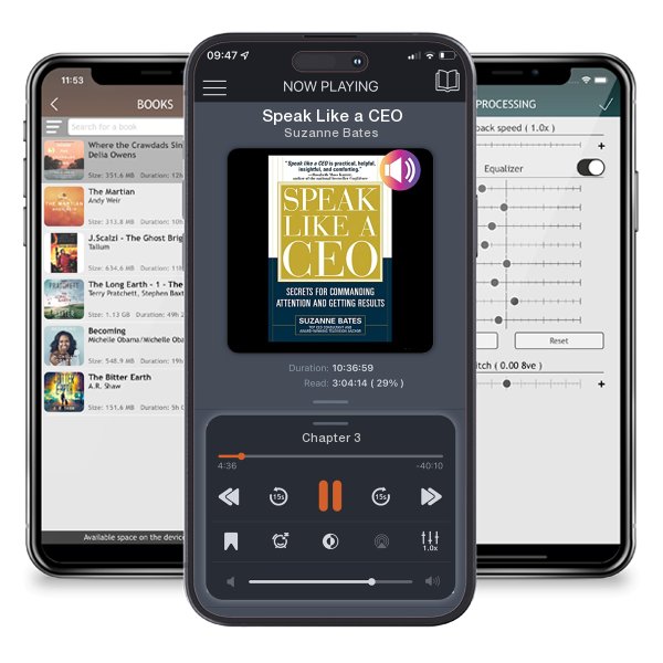 Download fo free audiobook Speak Like a CEO by Suzanne Bates and listen anywhere on your iOS devices in the ListenBook app.