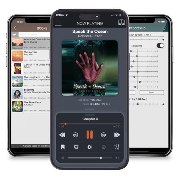 Download fo free audiobook Speak the Ocean by Rebecca Enzor and listen anywhere on your iOS devices in the ListenBook app.