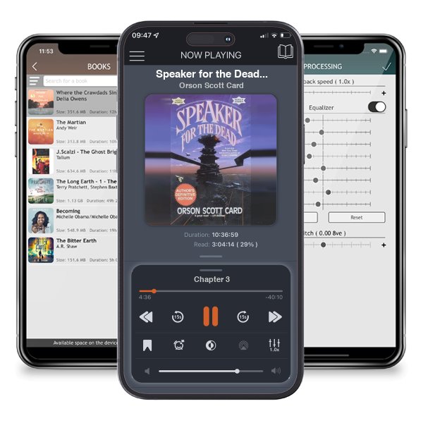 Download fo free audiobook Speaker for the Dead (Ender\'s Saga, #2) by Orson Scott Card and listen anywhere on your iOS devices in the ListenBook app.