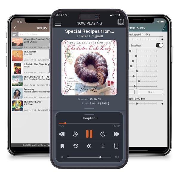 Download fo free audiobook Special Recipes from the Charleston Cake Lady by Teresa Pregnall and listen anywhere on your iOS devices in the ListenBook app.