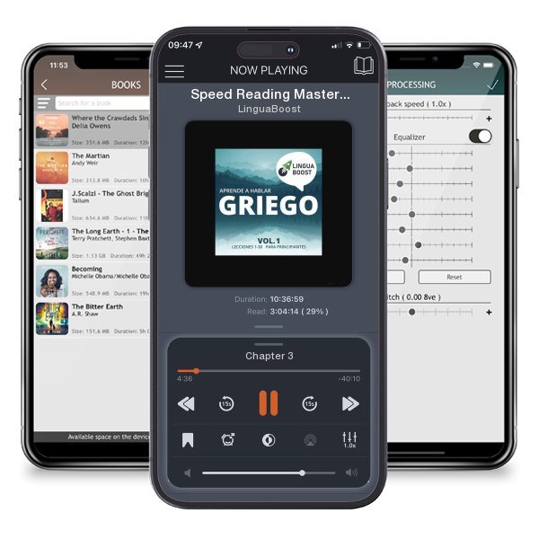 Download fo free audiobook Speed Reading Mastery by LinguaBoost and listen anywhere on your iOS devices in the ListenBook app.