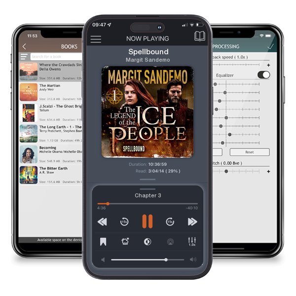 Download fo free audiobook Spellbound by Margit Sandemo and listen anywhere on your iOS devices in the ListenBook app.