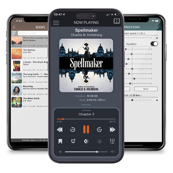 Download fo free audiobook Spellmaker by Charlie N. Holmberg and listen anywhere on your iOS devices in the ListenBook app.