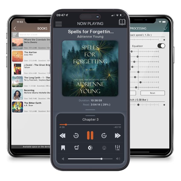 Download fo free audiobook Spells for Forgetting by Adrienne Young and listen anywhere on your iOS devices in the ListenBook app.