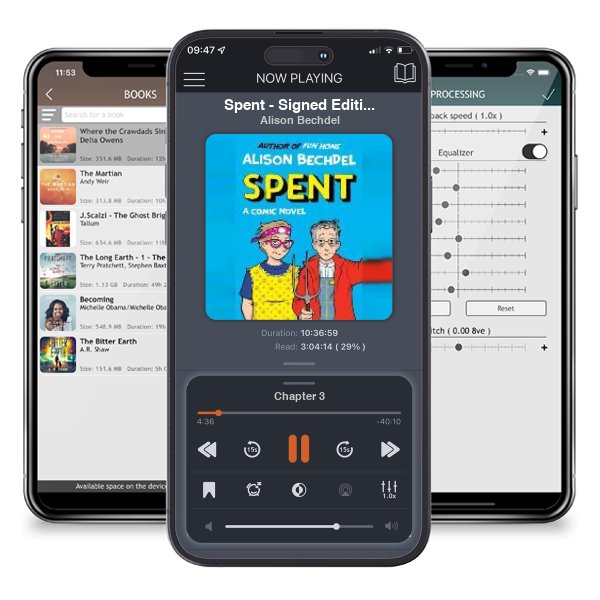 Download fo free audiobook Spent - Signed Edition by Alison Bechdel and listen anywhere on your iOS devices in the ListenBook app.