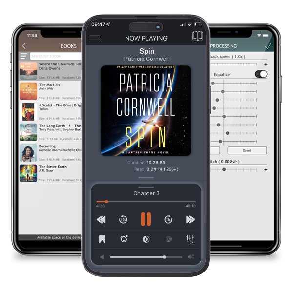 Download fo free audiobook Spin by Patricia Cornwell and listen anywhere on your iOS devices in the ListenBook app.