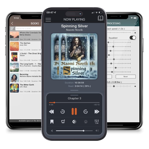 Download fo free audiobook Spinning Silver by Naomi Novik and listen anywhere on your iOS devices in the ListenBook app.