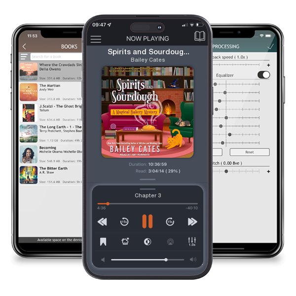 Download fo free audiobook Spirits and Sourdough by Bailey Cates and listen anywhere on your iOS devices in the ListenBook app.