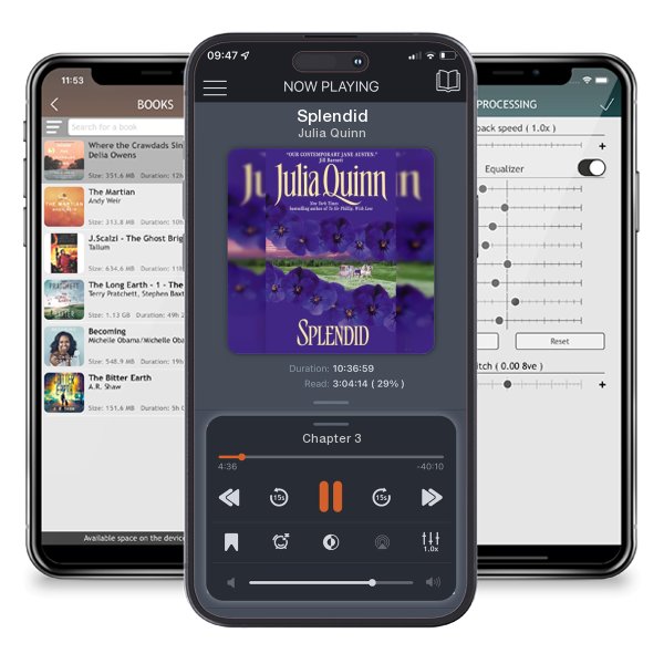Download fo free audiobook Splendid by Julia Quinn and listen anywhere on your iOS devices in the ListenBook app.