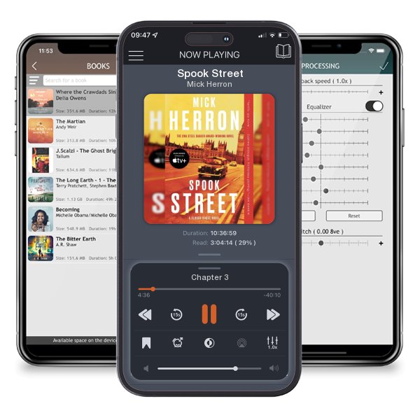Download fo free audiobook Spook Street by Mick Herron and listen anywhere on your iOS devices in the ListenBook app.