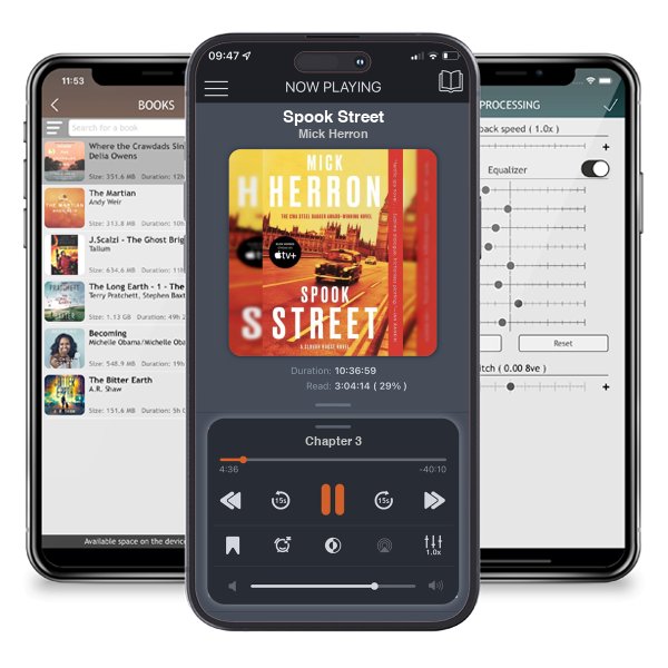 Download fo free audiobook Spook Street by Mick Herron and listen anywhere on your iOS devices in the ListenBook app.