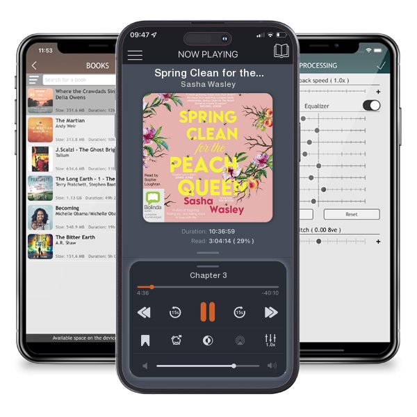 Download fo free audiobook Spring Clean for the Peach Queen by Sasha Wasley and listen anywhere on your iOS devices in the ListenBook app.