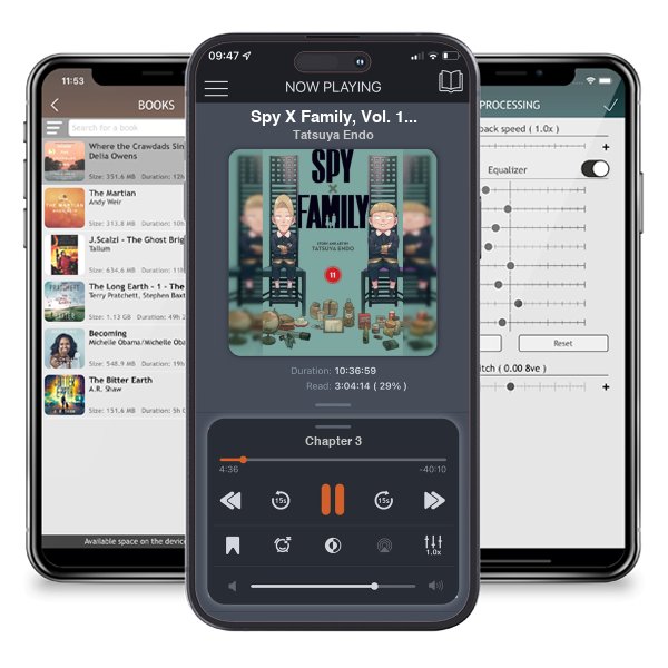 Download fo free audiobook Spy X Family, Vol. 11 by Tatsuya Endo and listen anywhere on your iOS devices in the ListenBook app.