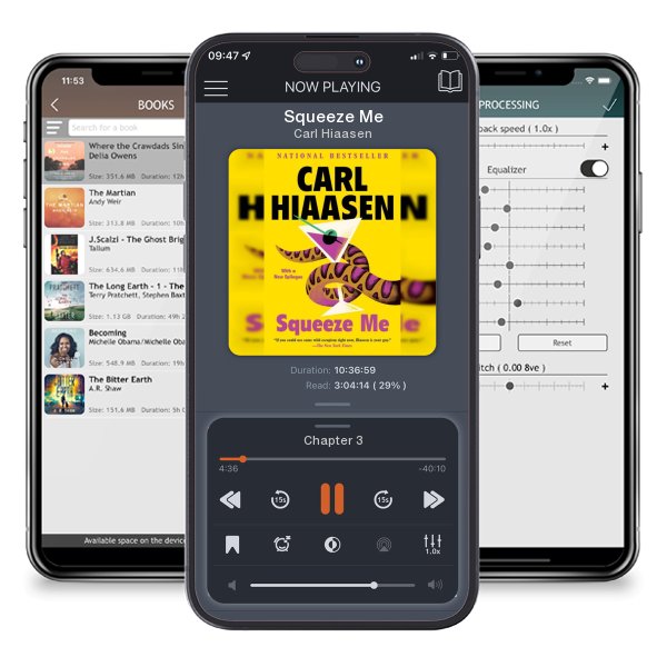 Download fo free audiobook Squeeze Me by Carl Hiaasen and listen anywhere on your iOS devices in the ListenBook app.