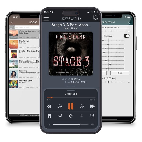 Download fo free audiobook Stage 3: A Post-Apocalyptic Zombie Thriller by Ken Stark and listen anywhere on your iOS devices in the ListenBook app.