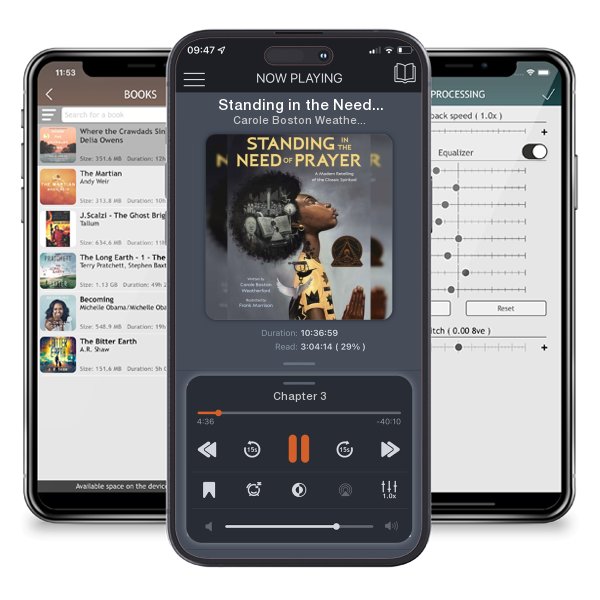 Download fo free audiobook Standing in the Need of Prayer: A Modern Retelling of the... by Carole Boston Weatherford and Frank Morrison and listen anywhere on your iOS devices in the ListenBook app.