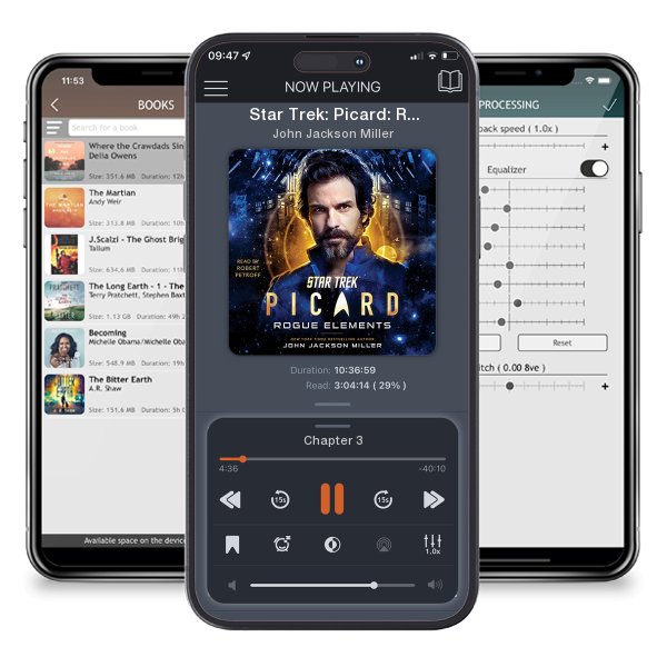 Download fo free audiobook Star Trek: Picard: Rogue Elements by John Jackson Miller and listen anywhere on your iOS devices in the ListenBook app.