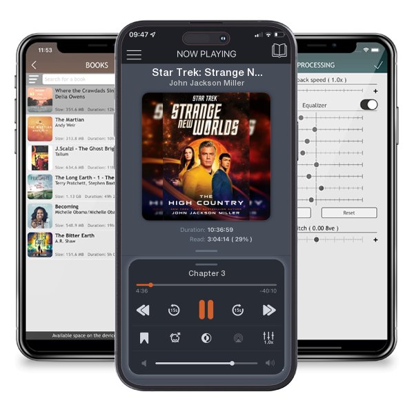 Download fo free audiobook Star Trek: Strange New Worlds: The High Country by John Jackson Miller and listen anywhere on your iOS devices in the ListenBook app.