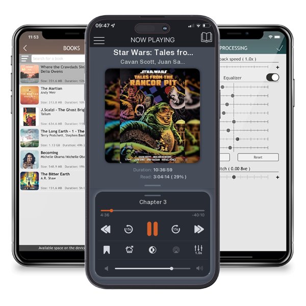 Download fo free audiobook Star Wars: Tales from the Rancor Pit by Cavan Scott, Juan Samu, et al. and listen anywhere on your iOS devices in the ListenBook app.