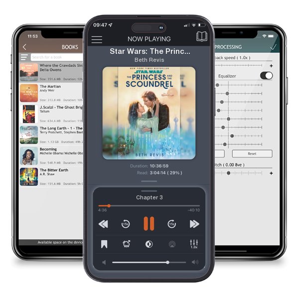 Download fo free audiobook Star Wars: The Princess and the Scoundrel by Beth Revis and listen anywhere on your iOS devices in the ListenBook app.