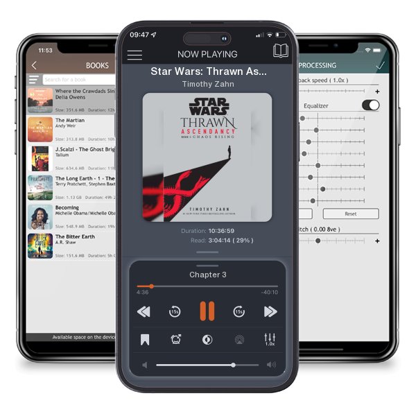 Download fo free audiobook Star Wars: Thrawn Ascendancy (Book I: Chaos Rising) by Timothy Zahn and listen anywhere on your iOS devices in the ListenBook app.