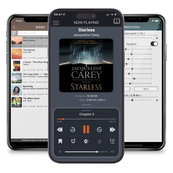 Download fo free audiobook Starless by Jacqueline Carey and listen anywhere on your iOS devices in the ListenBook app.