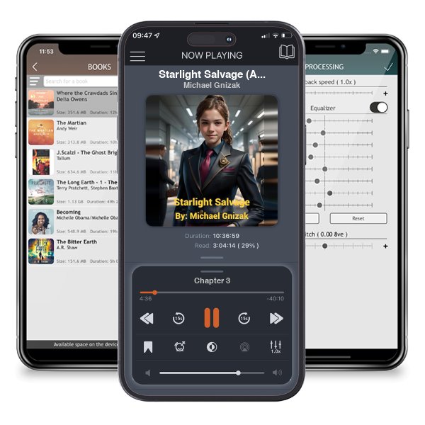 Download fo free audiobook Starlight Salvage (Annis Del Pounce Series Book 2) by Michael Gnizak and listen anywhere on your iOS devices in the ListenBook app.
