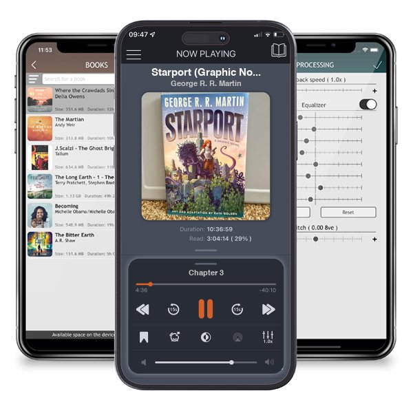 Download fo free audiobook Starport (Graphic Novel) by George R. R. Martin and listen anywhere on your iOS devices in the ListenBook app.