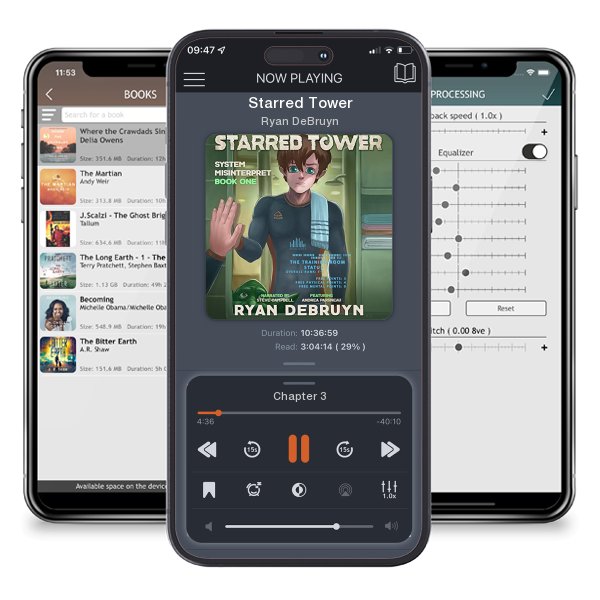 Download fo free audiobook Starred Tower by Ryan DeBruyn and listen anywhere on your iOS devices in the ListenBook app.