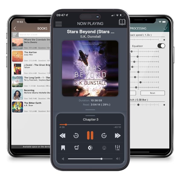 Download fo free audiobook Stars Beyond (Stars Uncharted, #2) by S.K. Dunstall and listen anywhere on your iOS devices in the ListenBook app.