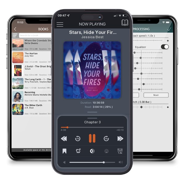 Download fo free audiobook Stars, Hide Your Fires by Jessica Best and listen anywhere on your iOS devices in the ListenBook app.