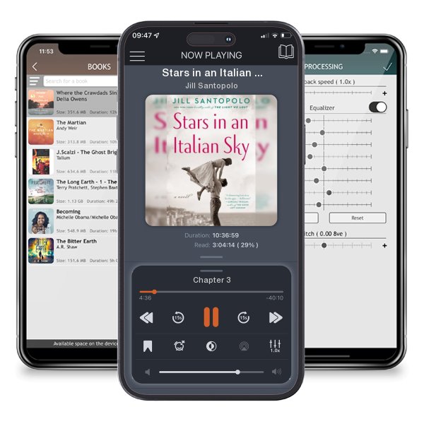 Download fo free audiobook Stars in an Italian Sky by Jill Santopolo and listen anywhere on your iOS devices in the ListenBook app.