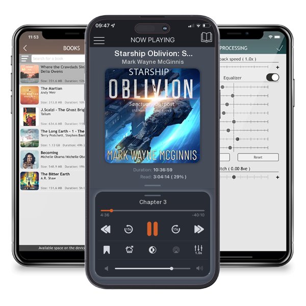 Download fo free audiobook Starship Oblivion: Sanctuary Outpost by Mark Wayne McGinnis and listen anywhere on your iOS devices in the ListenBook app.