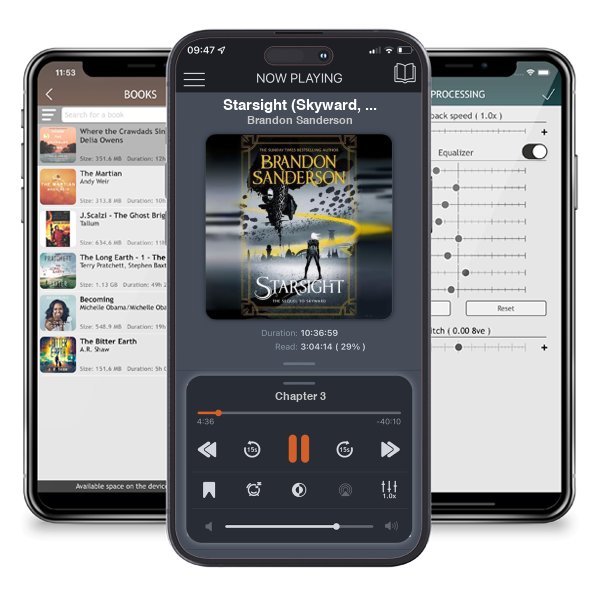 Download fo free audiobook Starsight (Skyward, #2) by Brandon Sanderson and listen anywhere on your iOS devices in the ListenBook app.
