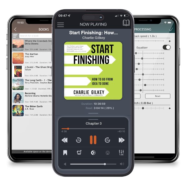 Download fo free audiobook Start Finishing: How to Go from Idea to Done by Charlie Gilkey and listen anywhere on your iOS devices in the ListenBook app.