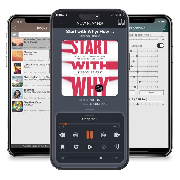 Download fo free audiobook Start with Why: How Great Leaders Inspire Everyone to Take Action by Simon Sinek and listen anywhere on your iOS devices in the ListenBook app.