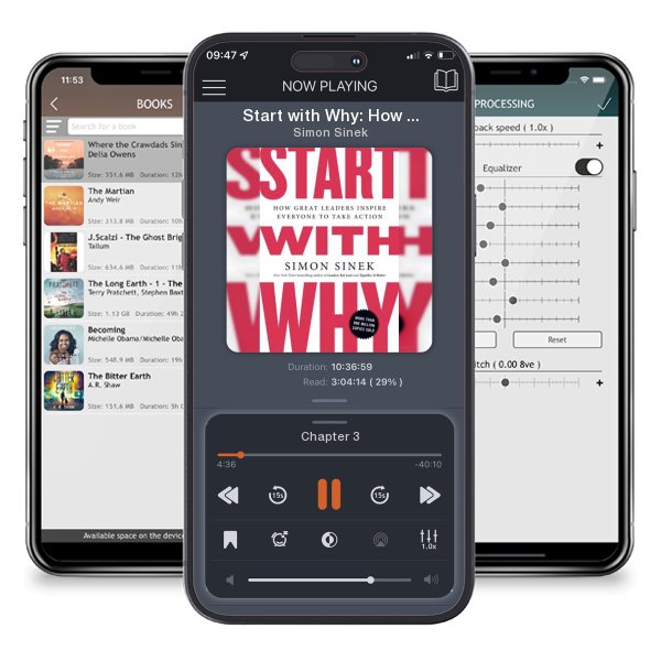 Download fo free audiobook Start with Why: How Great Leaders Inspire Everyone to Take... by Simon Sinek and listen anywhere on your iOS devices in the ListenBook app.