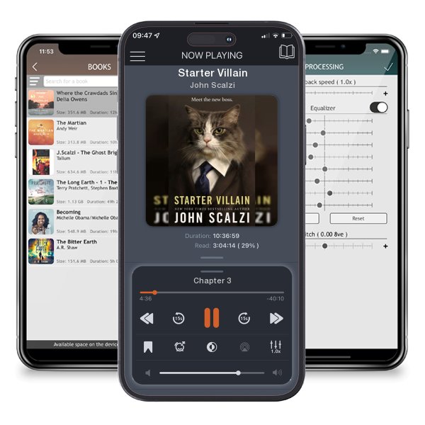 Download fo free audiobook Starter Villain by John Scalzi and listen anywhere on your iOS devices in the ListenBook app.