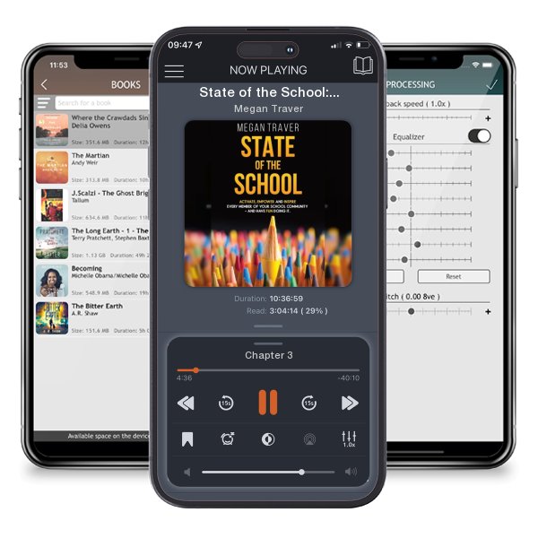 Download fo free audiobook State of the School: Transformative strategies to activate, empower, and inspire every member of your school community while reaching your by Megan Traver and listen anywhere on your iOS devices in the ListenBook app.